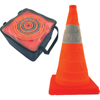 Pack & Pop™Collapsible Cones, 18" H, Orange  SAR385 | TENAQUIP