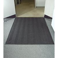 M+A Matting 22407366170 Tapis Waterhog Eco Elite, Essuie-pieds/grattoir, 6' x 6' x 3/8", Cendre grise