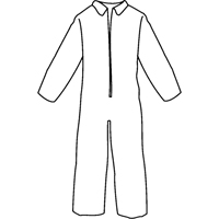 Pyrolon<sup>®</sup> Plus 2 Disposable FR Coveralls, 4X-Large, Blue, FR Treated Fabric  SN345 | TENAQUIP