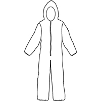 Lakeland CNS428-2X MicroMax&reg; Coveralls, 2X-Large, White, Microporous