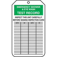 Accuform Signs MGT207CTP Inspection Tags, Cardstock, 3-1/8" W x 5-7/8" H, English
