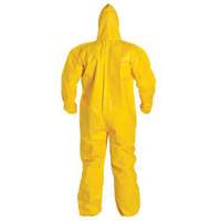 Hooded Coveralls, Tychem<sup>®</sup> 2000, Large, Yellow  SAV105 | TENAQUIP