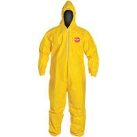 Dupont Personal Protection QC127S-L Tychem&reg; 2000 Coveralls, Large, Yellow