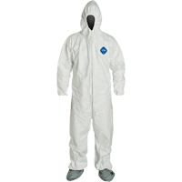 Dupont Personal Protection TY122S-XL Coveralls, X-Large, White, Tyvek&reg; 400