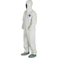Dupont Personal Protection TY122S-2X Combinaisons, 2T-Grand, Blanc, Tyvek 400