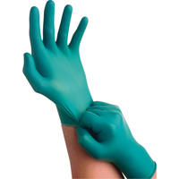 TouchNTuff<sup>®</sup> 92-600 Gloves, Large, Nitrile, 5-mil, Powder-Free, Green  SAW929 | TENAQUIP