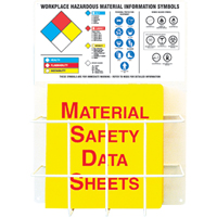 Accuform Signs ZRS345 Panneaux de style panier pour mati&egrave;res dangereuses, Anglais, Compris reliures