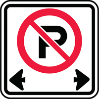Accuform NMC FRR052RA Panneau interdiction de stationner, 24" x 24", Aluminium, Pictogramme