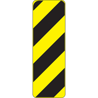 Accuform NMC FRW846HP Panneau de circulation - danger, 12" x 36", Aluminium, Pictogramme