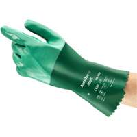 Ansell 835211100 Gants Scorpio 8-352, Taille Grand/10, 12" lo, N&eacute;opr&egrave;ne, Doublure en Interlock, 50 mils