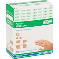 Safecross 03526 Bandages, Assorted, Plastic, Sterile