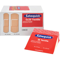 Safecross 03463 Syst&egrave;mes de distribution de bandages Salvequick - recharges st&eacute;riles, Rectangulaire/carr&eacute;e, Tissu, St&eacute;rile