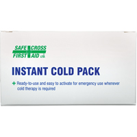 Instant Compress Packs, Cold, Single Use, 4" x 6"  SAY517 | TENAQUIP