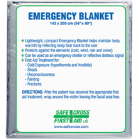 Rescue Foil Blankets, Aluminized Polyester SAY608 | TENAQUIP