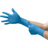 Ansell 9257511S Disposable Gloves, Small, Nitrile, 5-mil, Powdered, Blue
