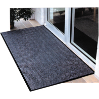 Mat Tech 15M31018 Tapis Chevron, Essuie-pieds/grattoir, 3' x 10' x 5/16", Brun
