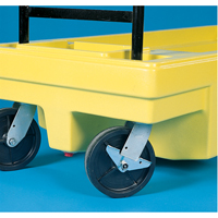 Enpac 5200-YE Poly-Spillcart Cart, 66.5" L x 29" W x 43.9" H, 57 US gal. Spill Cap.