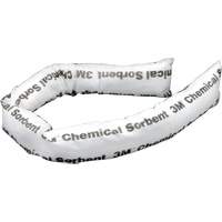 Chemical Sorbent Mini-Boom, Chemical, 4' L x 3" W, 12 gal. Absorbancy, 12 /Pack  SB775 | TENAQUIP