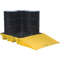 EcoPolyBlend™ Spill Control Pallets - Without Drain, 73 US gal. Spill Capacity, 49" x 49" x 10.2" SBA855 | TENAQUIP
