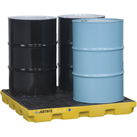 EcoPolyBlend™ Accumulation Centers, 49 US gal. Spill Capacity, 49" x 49" x 5.5" SBA868 | TENAQUIP