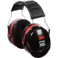 3M H10A Peltor Optime 105 Series Earmuffs, Headband, 30 NRR dB