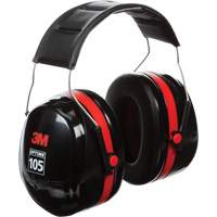 3M H10A Peltor Optime 105 Series Earmuffs, Headband, 30 NRR dB