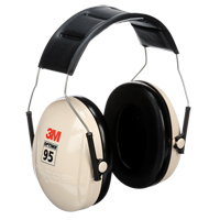 3M H6A/V Peltor Optime 95 Series Earmuffs, Headband, 21 NRR dB