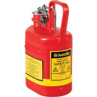 Safety Cans, Type I, Polyethylene, 1 US gal., Red, FM Approved SC291 | TENAQUIP