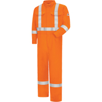 Bulwark CTBBOR-RG-44 CSA Compliant 7 oz. Ultra Soft&reg; Coveralls, Men's, Orange, Size 44