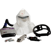 3M TR-600-ECK Versaflo Powered Air Purifying Respirator TR-600 Easy-Clean Kit, Hard Hat & Faceshield, Lithium-Ion Battery