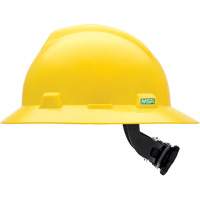 MSA 475366 Casques de s&eacute;curit&eacute; &agrave; bordure compl&egrave;te V-Gard, R&eacute;pond aux normes CSA type 1, Suspension Rochet, Non ventil&eacute;