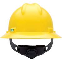 MSA 475366 Casques de s&eacute;curit&eacute; &agrave; bordure compl&egrave;te V-Gard, R&eacute;pond aux normes CSA type 1, Suspension Rochet, Non ventil&eacute;
