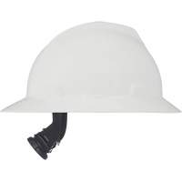 MSA 475369 V-Gard&reg; Full Brim Hardhat, Meets CSA Type 1, Ratchet Suspension, Non-Vented