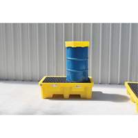 Ultratech 1011 2-Drum Ultra-Spill Pallet&reg;, 66 US gal. Spill Capacity, 53" x 29" x 16.5"