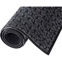 Mat Tech TEM31054 Tapis de couloir Tire-Track, Essuie-pieds/grattoir, 3' x 10' x 3/8", Charbon