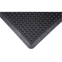 Produits de sécurité Zenith SDL859 Tapis antifatigue en d&ocirc;me, &agrave; bulles, 3' x 4' x 1/2", Noir, Caoutchouc