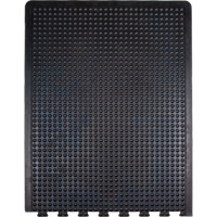 Anti-Fatigue Dome Matting, Bubbled, 3' x 4' x 1/2", Black, Rubber SDL861 | TENAQUIP