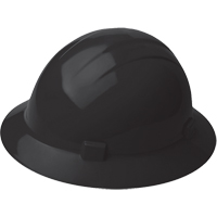 Delta Plus 14LFRC69776-BLK ERB Casque de s&eacute;curit&eacute; type 2 Liberty &agrave; bordure compl&egrave;te, R&eacute;pond aux normes CSA type 2, Suspension Rochet, Non ventil&eacute;