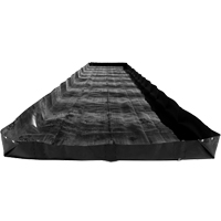 Economy L-Bracket Berm, 2244 US gal. Spill Capacity, 10' L x 30' W x 12" H  SDM240 | TENAQUIP