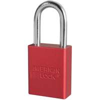 Master Lock A1106KAS12RED Cadenas - ensemble de 12, Cadenas de s&eacute;curit&eacute;, Cl&eacute;s identiques, Aluminium, Largeur de 1-1/2"