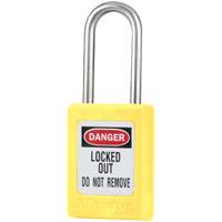 Master Lock S31KAS3YLW Cadenas S31  Zenex - ensemble de 3, Cadenas de s&eacute;curit&eacute;, Cl&eacute;s identiques, Thermoplastique, Largeur de 1-3/8"
