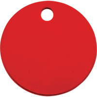 C.H. Hanson 43145 Blank Tags, Aluminum, 1.5" dia