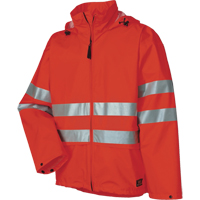 Helly Hansen 70261-260-2XL Narvik Rainwear - Jacket, Polyester, High Visibility Orange, 2X-Large
