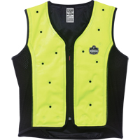 Ergodyne 12673 Chill-Its&reg; 6685 Dry Evaporative Cooling Vests, Medium, High Visibility Lime-Yellow