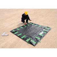 Ultratech 8250 Bermes &eacute;conomiques Ultra-Containment Berms, Capacit&eacute; 179 gal. US, 4' la x 6' lo x 12" h, Support en L