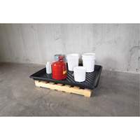 Ultratech 01035 Ultra-Utility Trays&reg;, 36" L x 36" W x 4.75" H, 27 US gal. Spill Capacity