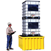 Ultratech 1057 Ultra-IBC Spill Pallet&reg; without Drain, 400 US gal. Spill Capacity, 58.75" x 58.75" x 33"