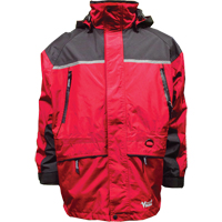 Tempest Tri-Zone Jacket, Polyester, Small, Red SDN755 | TENAQUIP