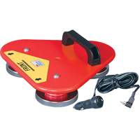 Driver Industrial Safety 519.33LHR Support porte-drapeau Safety Whip, Fixation Aimant