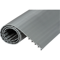 Mat Tech SHGR36GYSM-10 Tapis Sheer-Grip, &agrave; fentes, 3' x 10' x 1/2", Gris, PVC